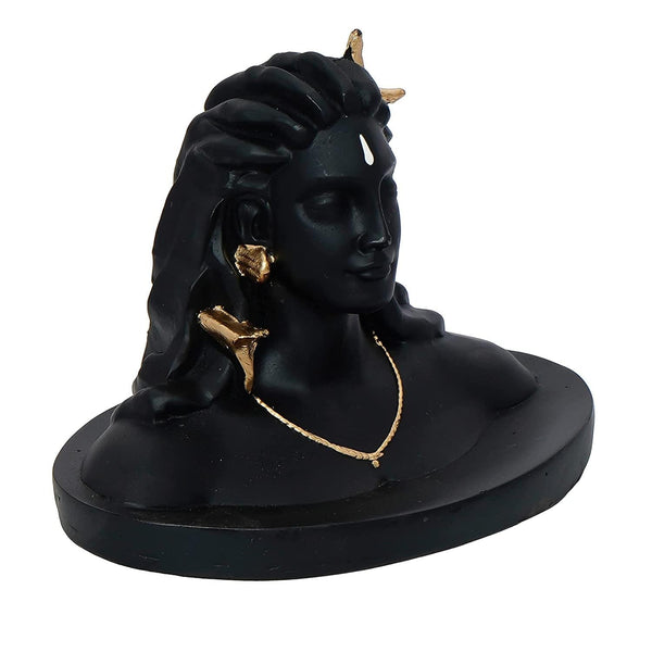 Shiva Handcrafted Polyresin Figurine – Lord Mahadev Idol for Home & Spiritual Decor