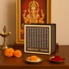 Premium Wooden 1 Lakh Money Saving Box with Gold Frame β Stylish Indian Currency Tracker Bank