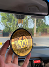 Car Hanging with Ayat-ul-Kursi & Safar ki Dua