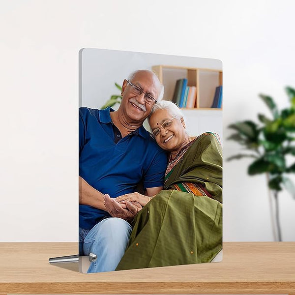 Personalized Acrylic Photo Frame – Custom Clear Frameless Photo Gift