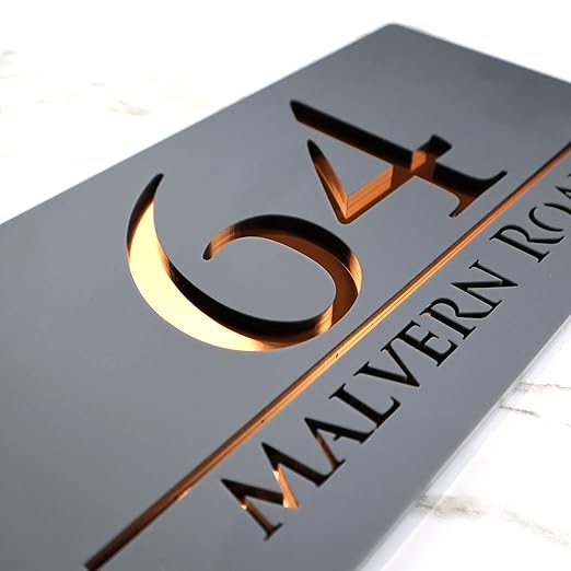 Luxury Door Name Plates for Home – Custom Acrylic & 3D Designs