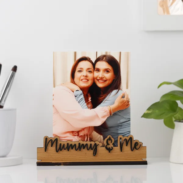 Personalized Mummy and Me Photo Frame | Mother's Day Gift (6x8 Size)
