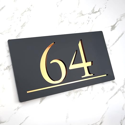 Luxury Door Name Plates for Home – Custom Acrylic & 3D Designs