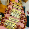 Personalized Rudraksha Name Rakhi – Custom Engraved Rakhi for Brother