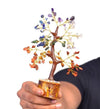 Chakra Natural Gemstone Crystal Tree – Spiritual Energy & Healing Decor