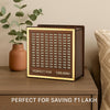 Premium Wooden 1 Lakh Money Saving Box with Gold Frame – Stylish Indian Currency Tracker Bank