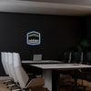 LED Wall Art Inspired by the Kaaba – Elegant Islamic Home Decoration (12x12 inches)