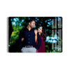 Acrylic Wall Mount Frameless Photo Frame – 8"x12" Clear Poster Frame for Anniversary, Birthday & Special Moments