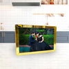 Custom Photo Saving Money Box – Personalized Wooden Piggy Bank with Picture Frame