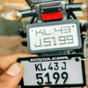 Customized Bike number plate Keychains for Bike Riders | Personalized Name Keyring