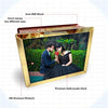 Custom Photo Saving Money Box – Personalized Wooden Piggy Bank with Picture Frame