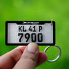 Customized Bike number plate Keychains for Bike Riders | Personalized Name Keyring