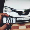 Customized Bike number plate Keychains for Bike Riders | Personalized Name Keyring