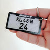 Customized Bike number plate Keychains for Bike Riders | Personalized Name Keyring