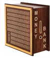 Wooden Money Saving Box for ₹1 Lakh Goal – Piggy Bank for Adults & Kids
